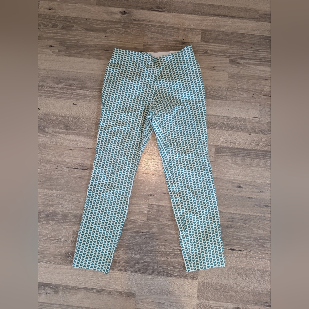 A New Day Green and White Patterned Pants